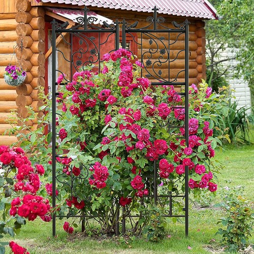 2pc wrought iron garden - iron,